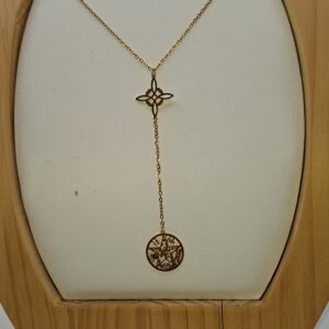 Cadena Nudo bruja Simple