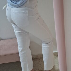 PANTALON FLARED BLANCO